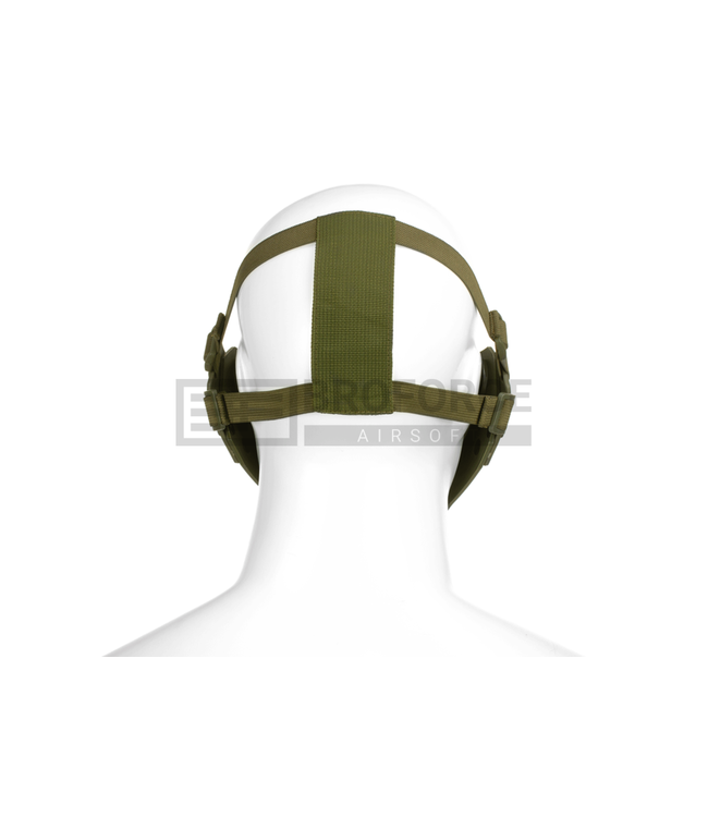 Pirate Arms Warrior Steel Half Face Mask - OD