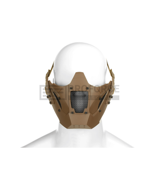 Pirate Arms Warrior Steel Half Face Mask - Tan
