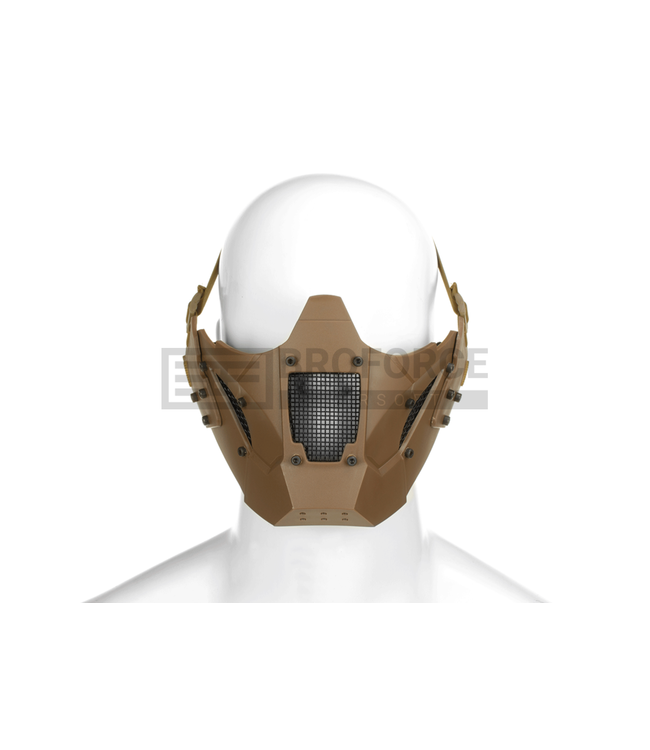 Pirate Arms Warrior Steel Half Face Mask - Tan