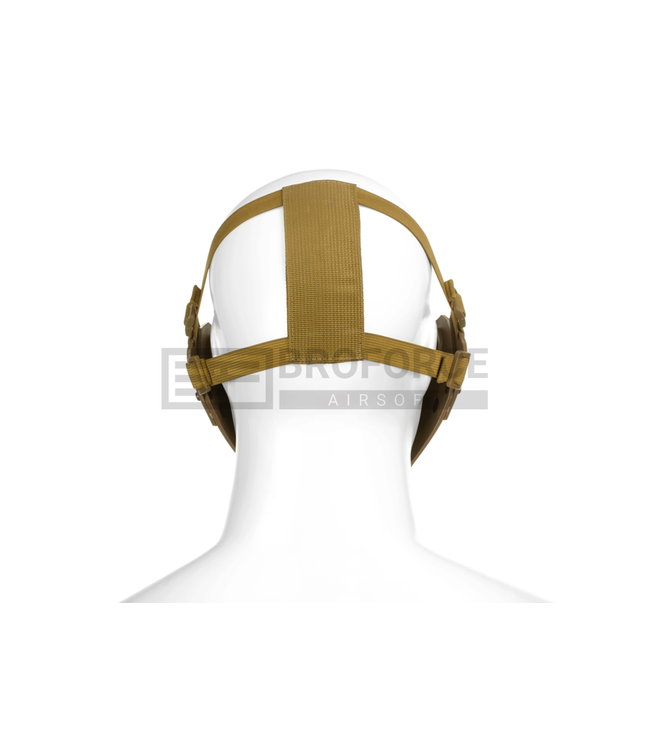 Pirate Arms Warrior Steel Half Face Mask - Tan
