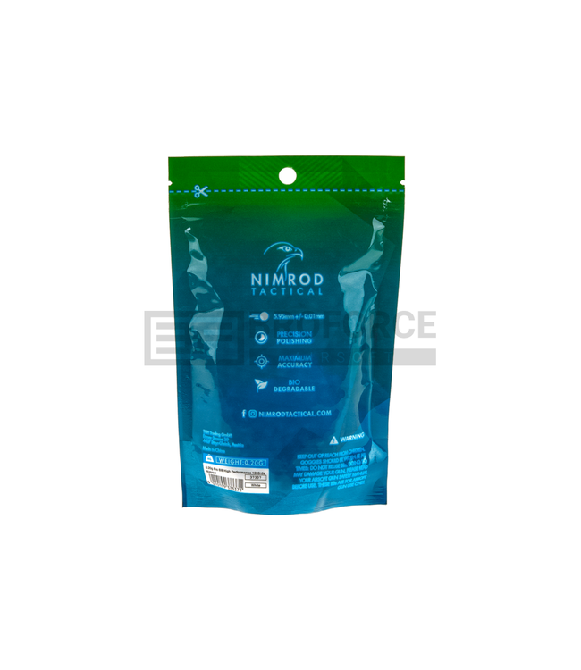 Nimrod 0.20g Bio BB High Performance 1000rds - White