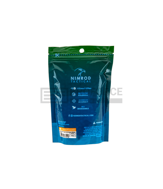 Nimrod 0.28g Bio BB High Performance 1000rds - White