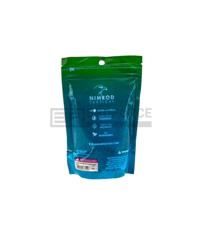 Nimrod 0.32g Bio BB High Performance 1000rds - White