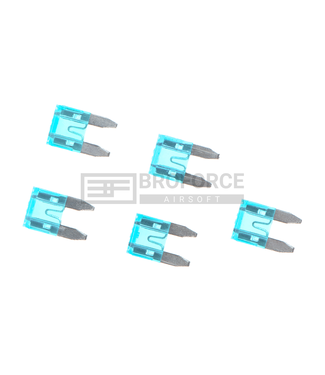 Nimrod Mini Type Fuse 15A 5pcs - Blue