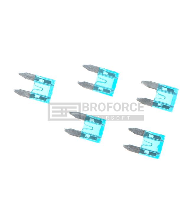 Nimrod Mini Type Fuse 15A 5pcs - Blue