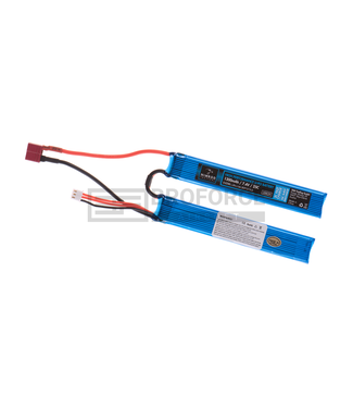 Nimrod Lipo 7.4V 1300mAh 25C Twin Type T-Plug - Blue