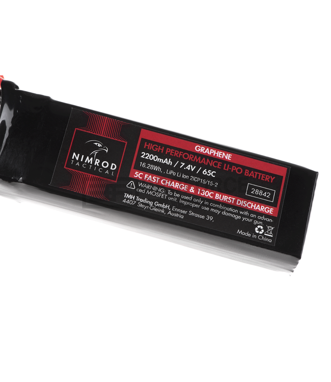 Nimrod Lipo 7.4V 2200mAh 65C Graphene Large Type