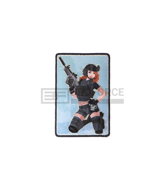 Airsoftology Pinup Girl Black Ops Woven Patch