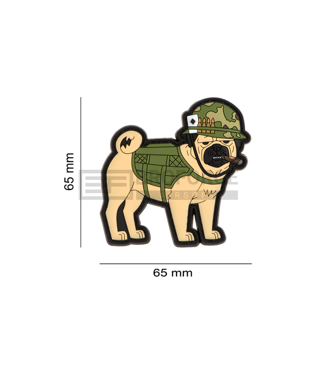 Airsoftology Nam Pug Tactipug Patch