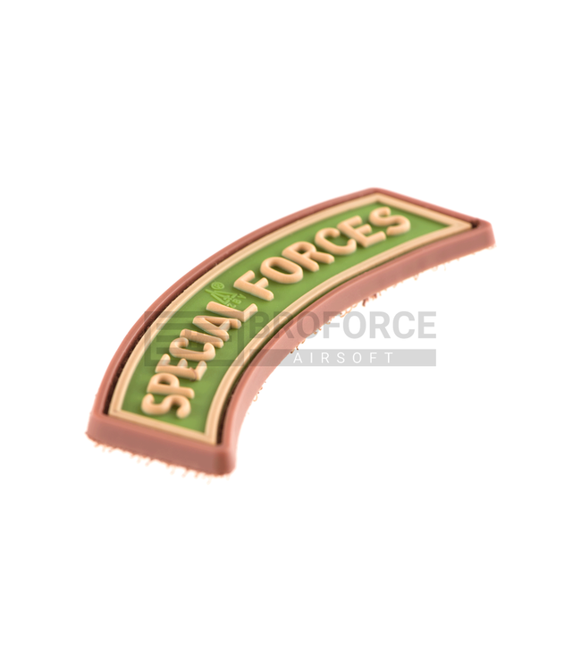 JTG Special Forces Tab Rubber Patch - Green