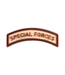 JTG Special Forces Tab Rubber Patch - Desert