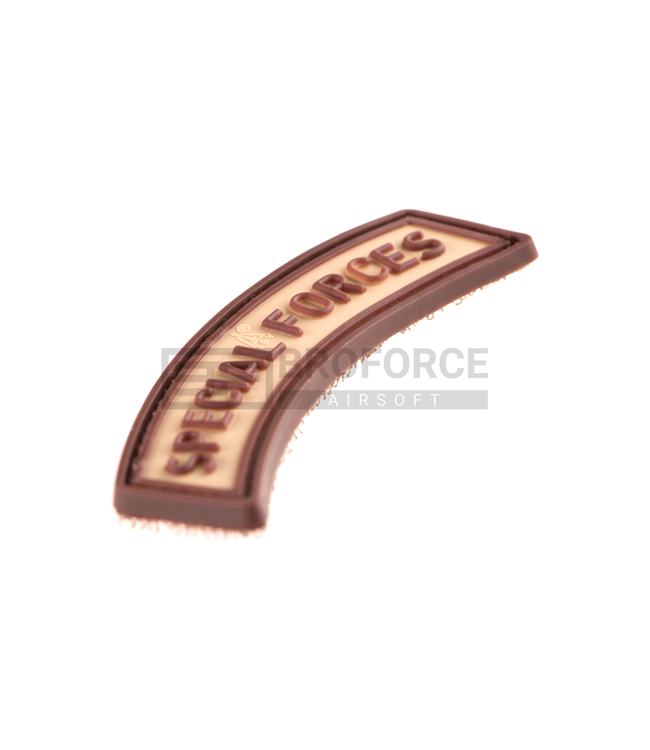 JTG Special Forces Tab Rubber Patch - Desert