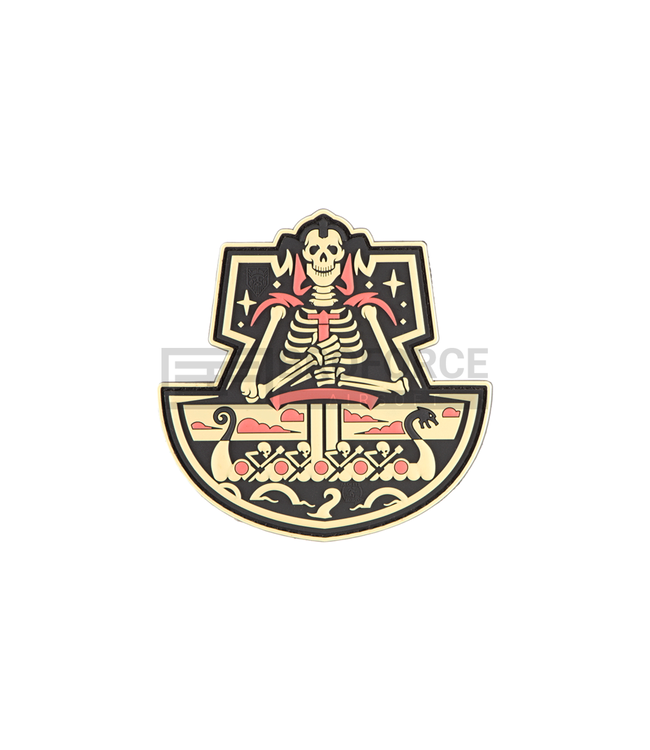 JTG Ghost Ship Skull Rubber Patch - Desert