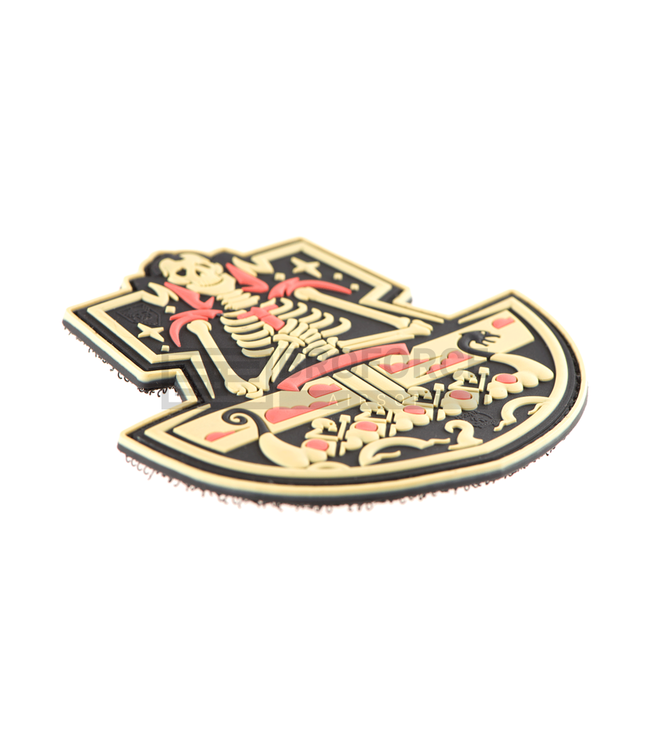 JTG Ghost Ship Skull Rubber Patch - Desert