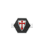 JTG Recte Faciendo Shield Rubber Patch - Multicolor