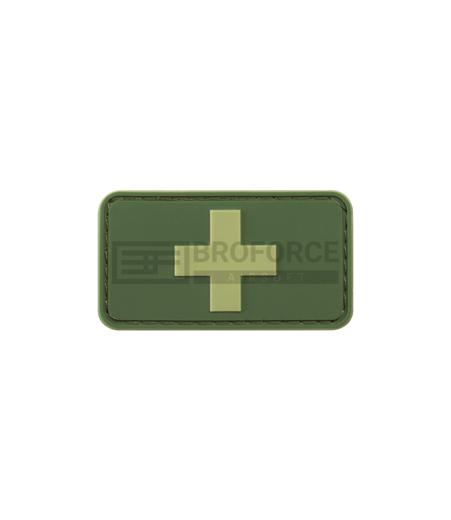 JTG Swiss Flag Rubber Patch - Forest