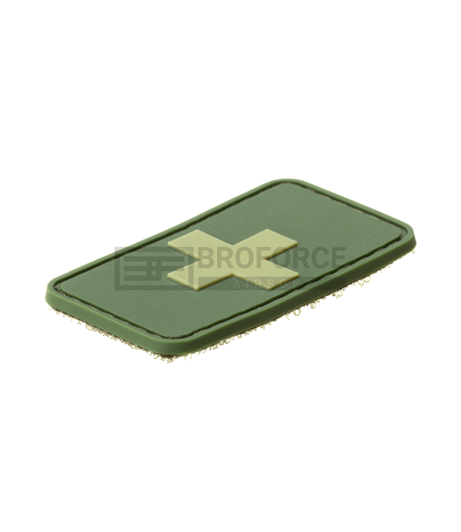 JTG Swiss Flag Rubber Patch - Forest