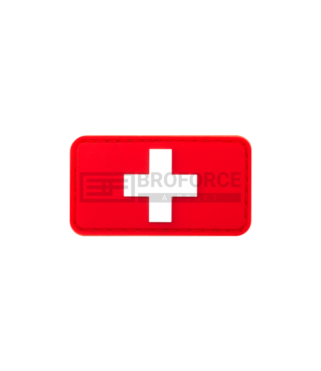 JTG Swiss Flag Rubber Patch - Multicolor