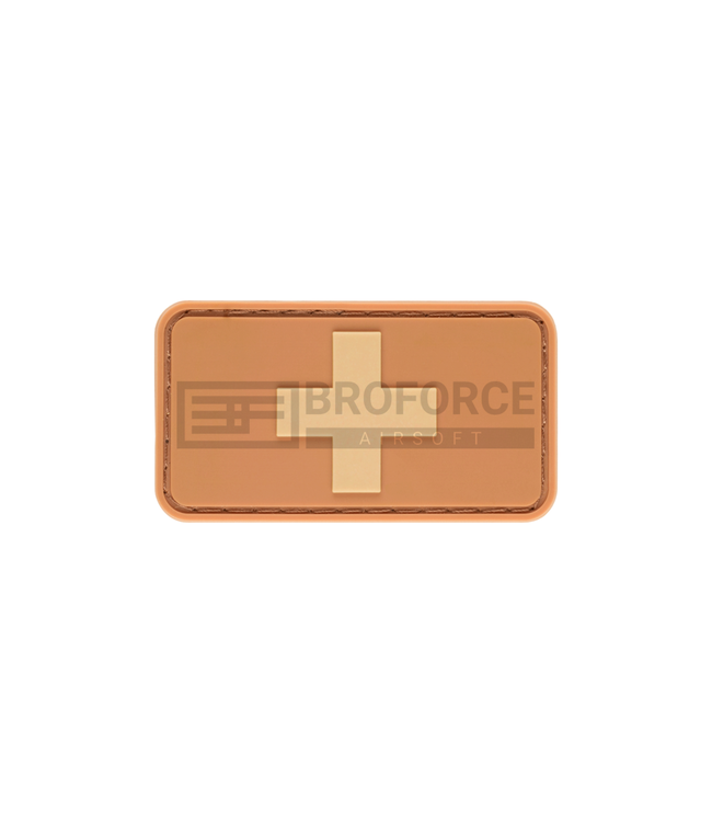 JTG Swiss Flag Rubber Patch - Desert