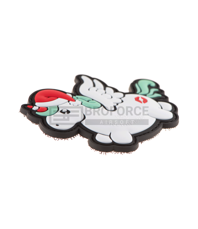 JTG Christmas Unicorn Rubber Patch - Multicolor