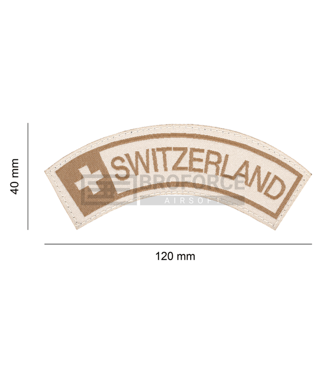 Clawgear Switzerland Tab Patch - Desert