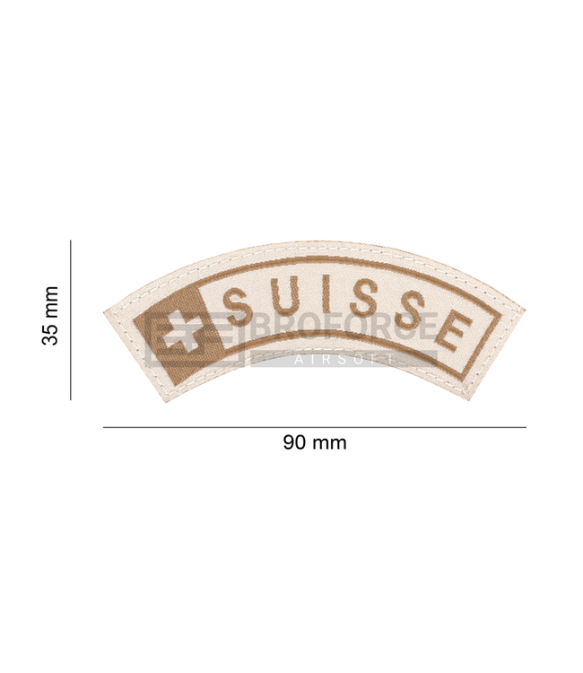 Clawgear Suisse Small Tab Patch - Desert