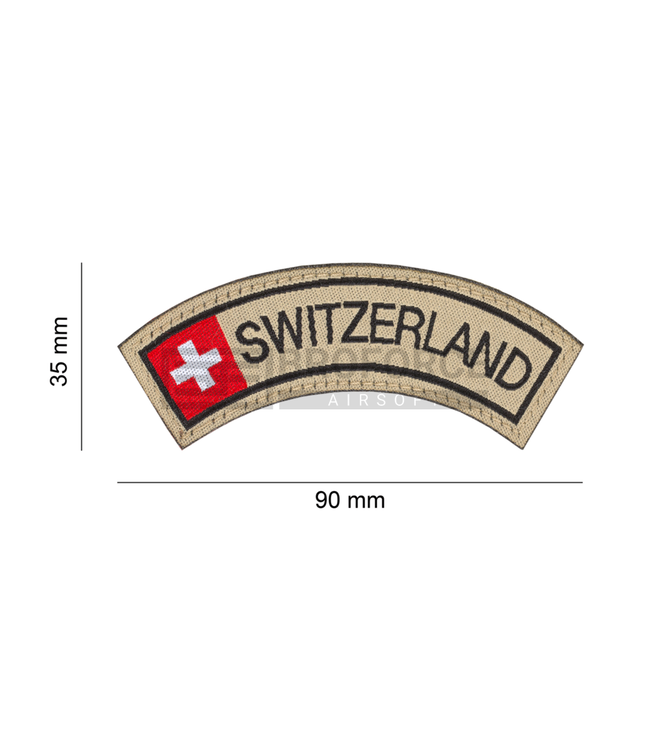 Clawgear Switzerland Small Tab Patch - Multicolor