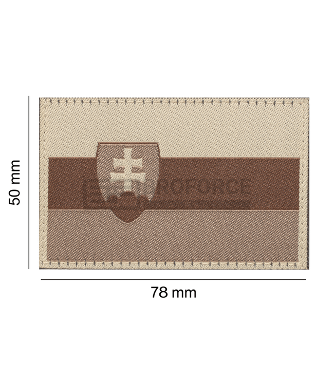Clawgear Slovakia Flag Patch - Desert