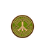 JTG Peace Rubber Patch - Green