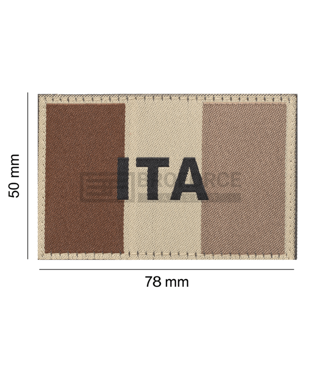 Clawgear Italy Flag Patch - Desert