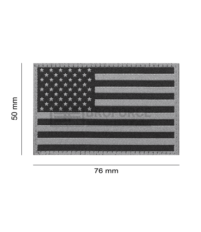 Clawgear USA Flag Patch - Black