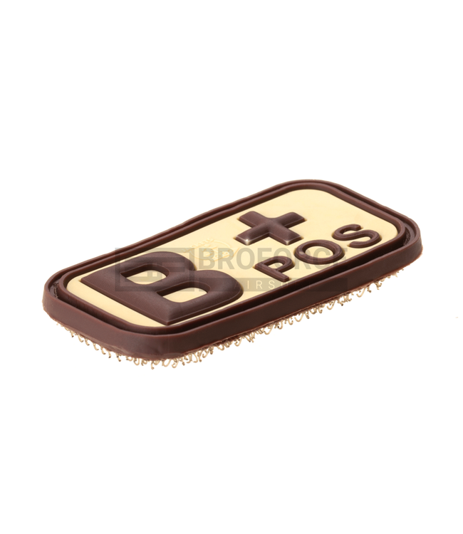 JTG Bloodtype Rubber Patch B Pos - Desert