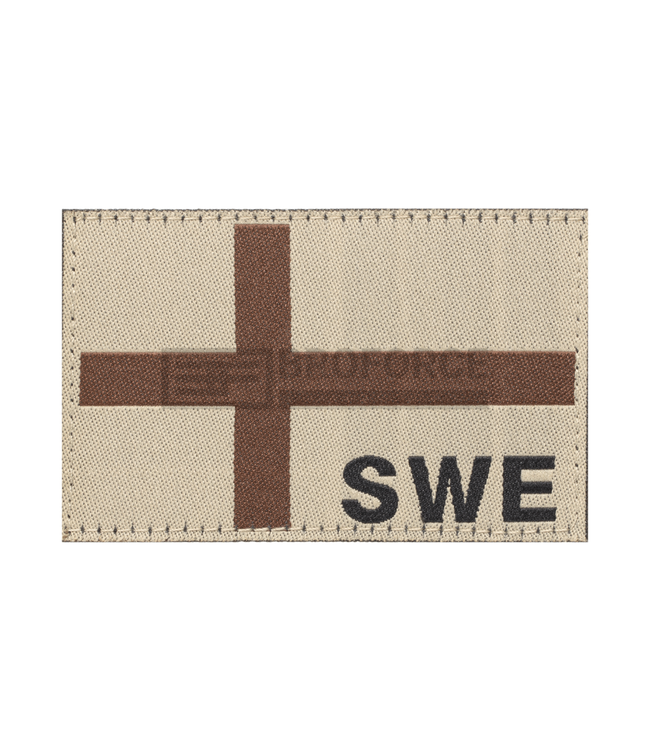 Clawgear Sweden Flag Patch - Desert