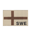 Clawgear Sweden Flag Patch - Desert