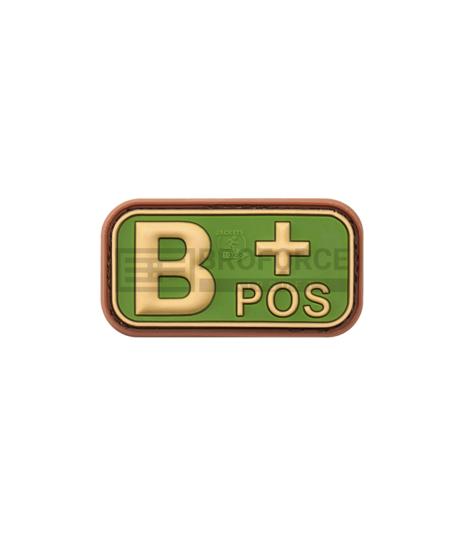 JTG Bloodtype Rubber Patch B Pos - Multicam