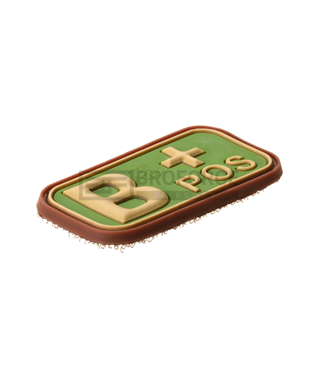 JTG Bloodtype Rubber Patch B Pos - Multicam
