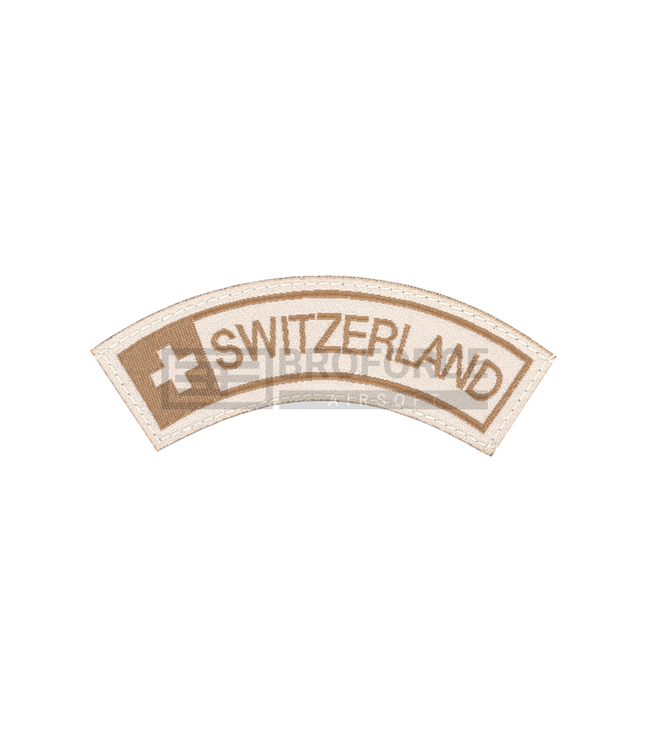 Clawgear Switzerland Small Tab Patch - Desert