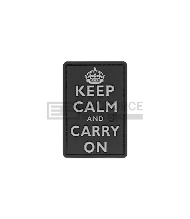 JTG Keep Calm Rubber Patch - SWAT