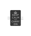 JTG Keep Calm Rubber Patch - SWAT
