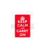 JTG Keep Calm Rubber Patch - Multicolor