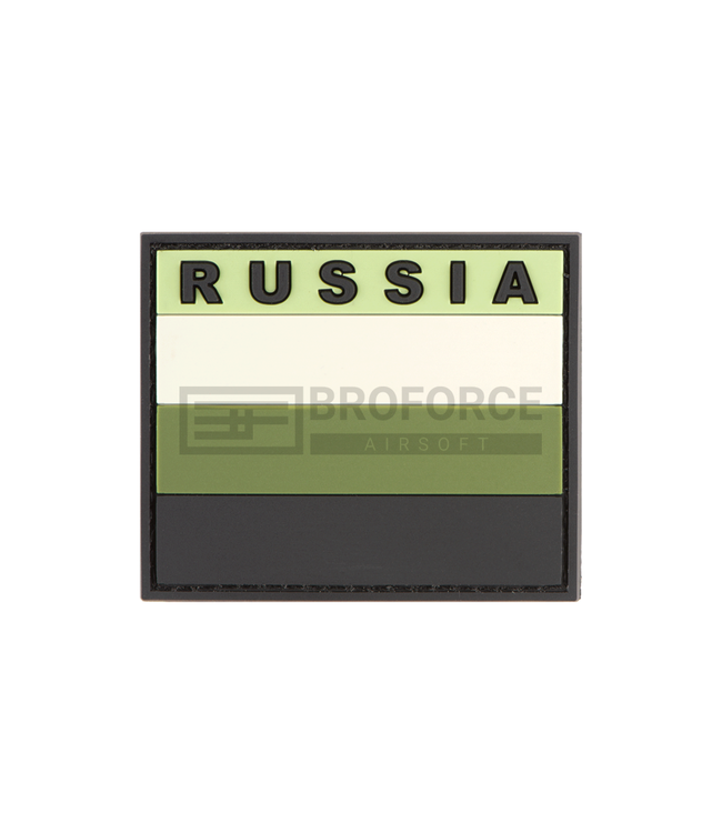 JTG Russia Flag Rubber Patch - Forest