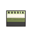 JTG Russia Flag Rubber Patch - Forest