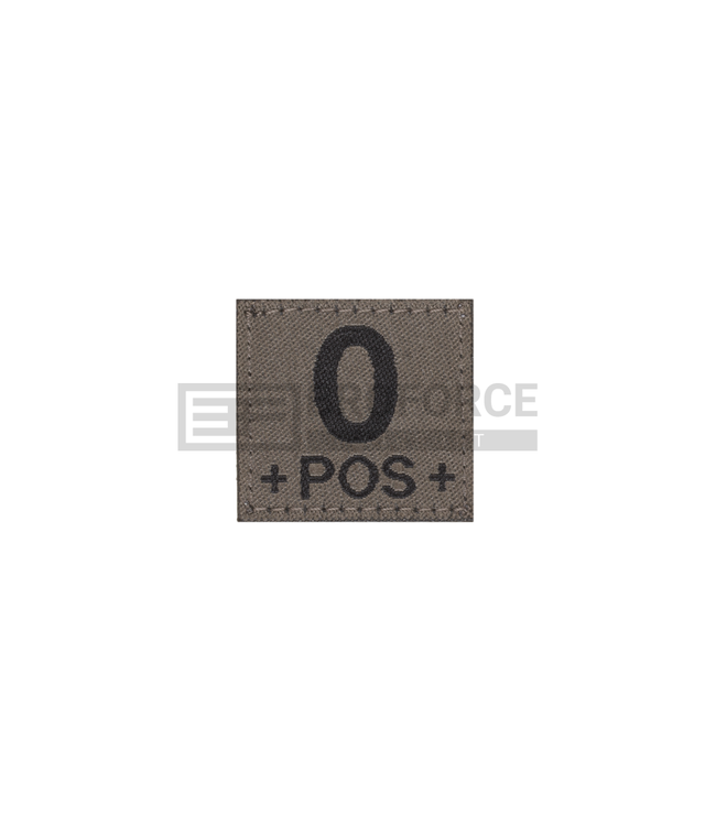 Clawgear 0 Pos Bloodgroup Patch - RAL7013