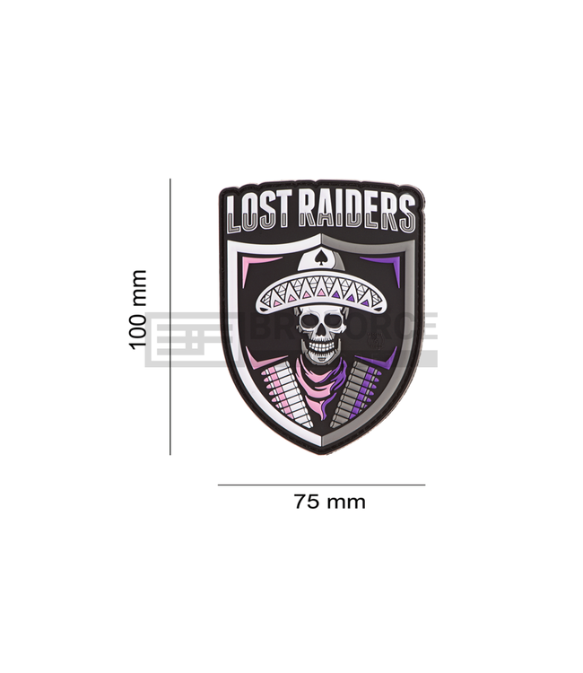 JTG Lost Raiders Rubber Patch - Multicolor
