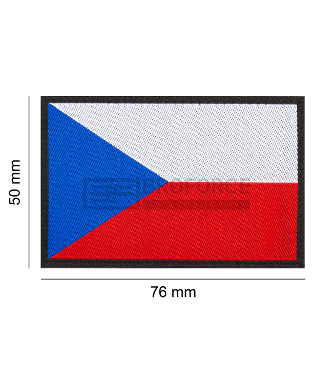 Clawgear Czech Republic Flag Patch - Multicolor