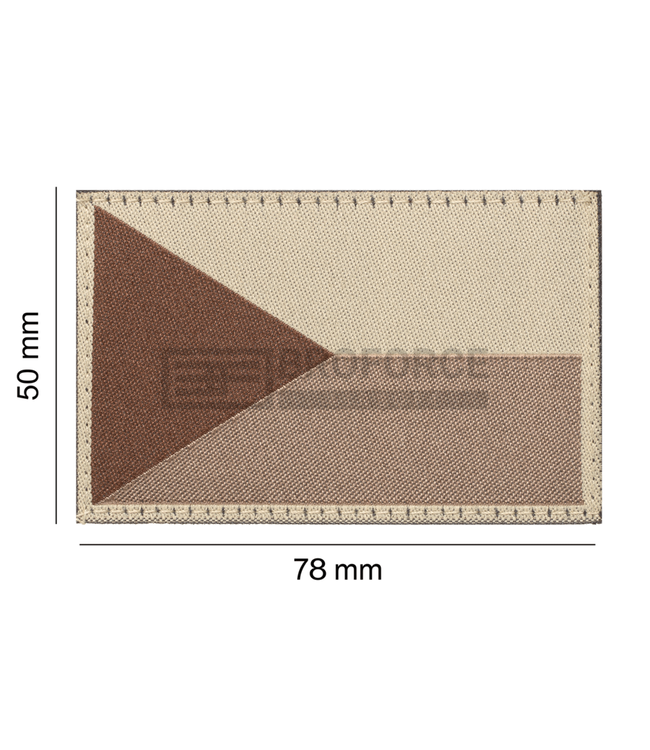 Clawgear Czech Republic Flag Patch - Desert