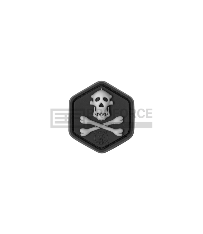 JTG Gorilla Hunter Skull Cat Eye Rubber Patch - Multicolor