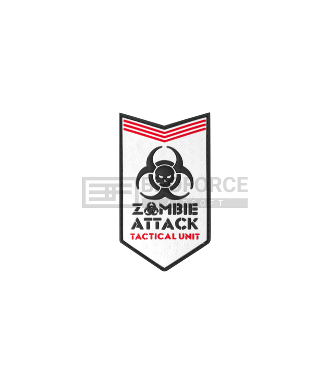 JTG Zombie Attack Rubber Patch - White