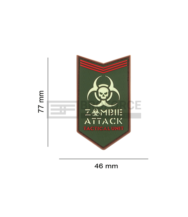 JTG Zombie Attack Rubber Patch - Green