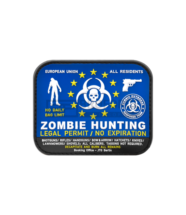 JTG Zombie Hunter Rubber Patch - Multicolor
